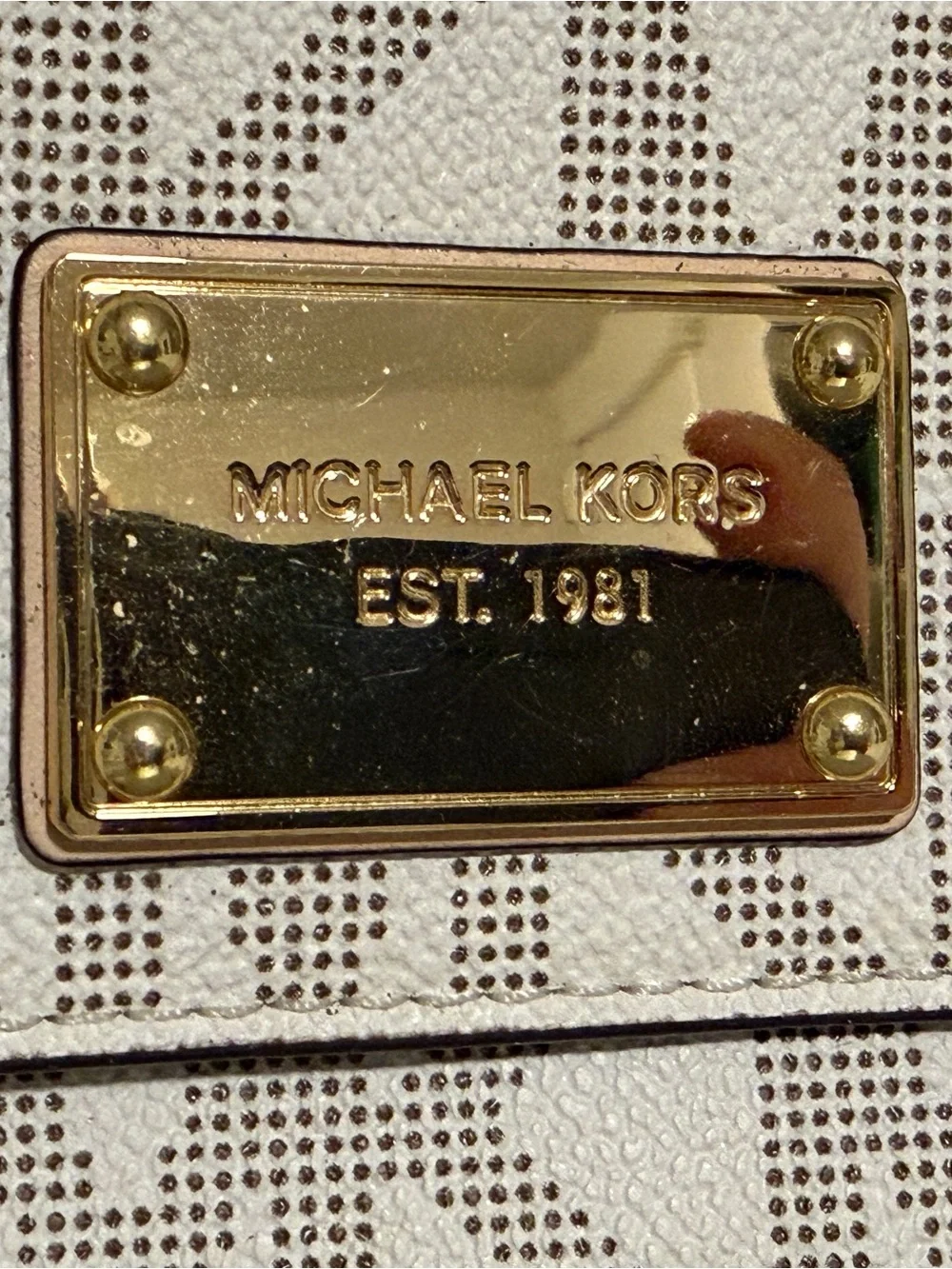Michael Kors Est 1981 Small Purse With Shoulder Strap
